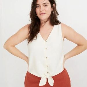 NWT Madewell Ivory Off White Top Sz. XL